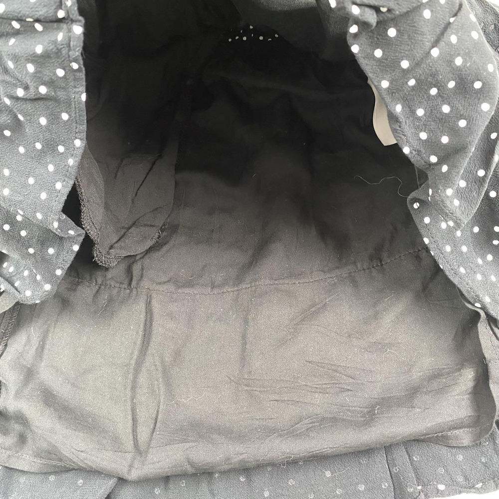 Abercrombie & Fitch Skirt Womens Small Blue Polka Dot Tiered Ruffle Mini Lined - Picture 11 of 12